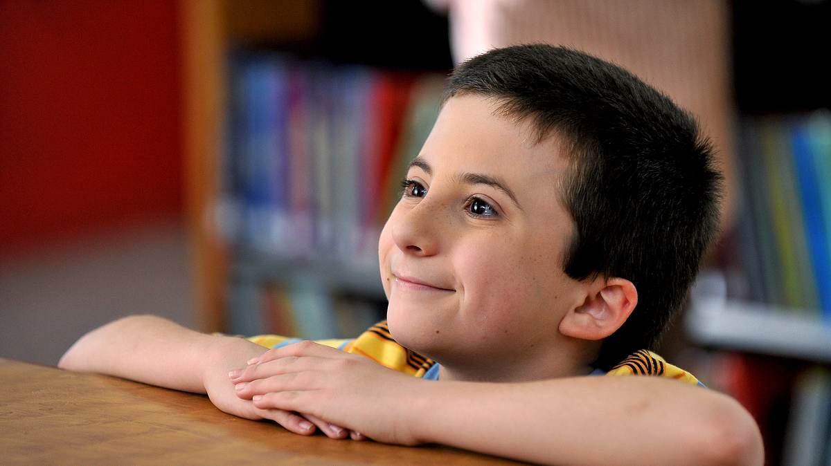 the middle