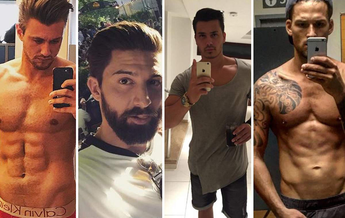 Bachelorette 2017: Die Kandidaten auf Instagram. Fotos: Michael Bauer / Sebastian Fobe / Till Arnold / Marco Cerullo auf Instagram