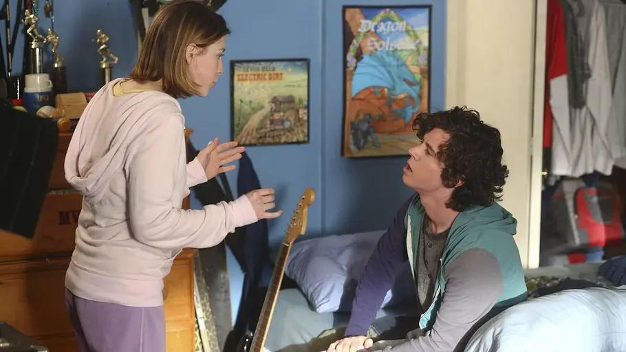the middle