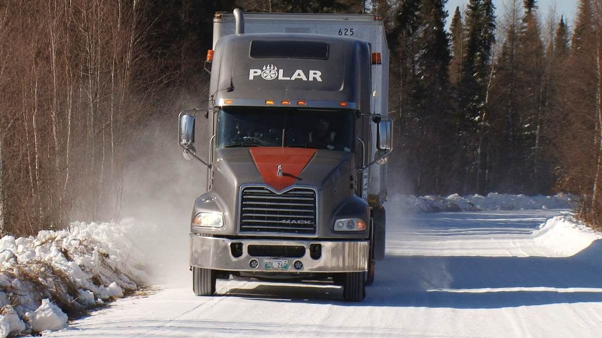ice road truckers - gefahr auf dem eis