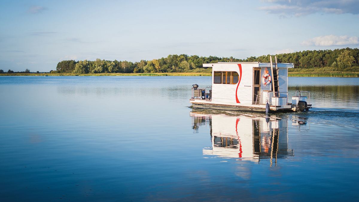 mit dem hausboot durch masuren