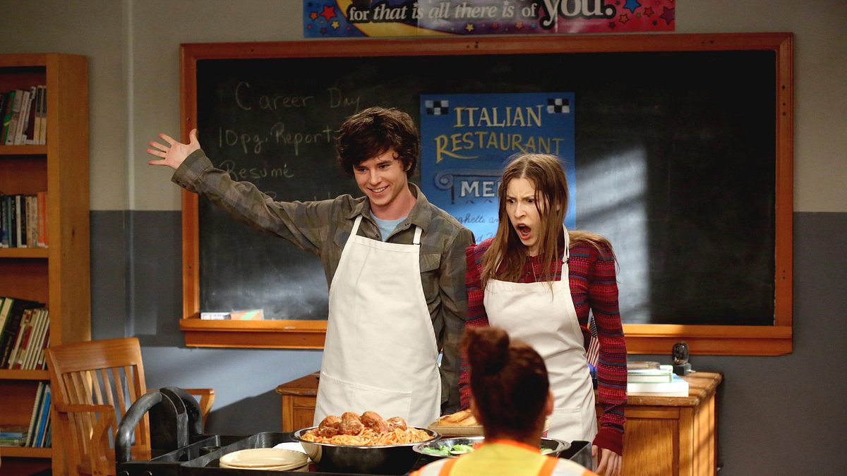 the middle