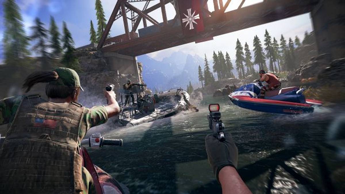 Far Cry 5 Boat Action