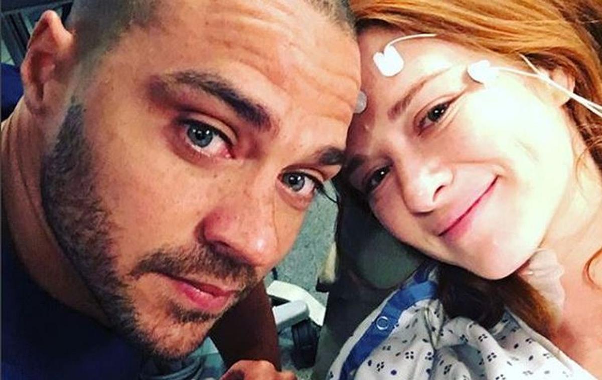 Sarah Drew und Jesse Williams Greys Anatomy