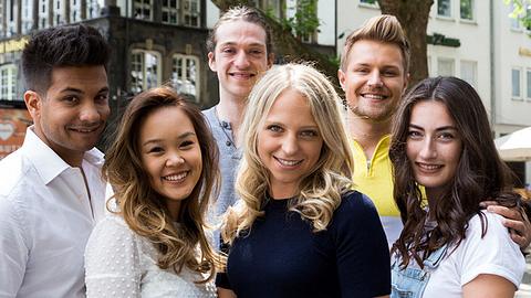 Darsteller die Wohngemeinschaft funk - Foto: ZDF/Carolin Goedeke.