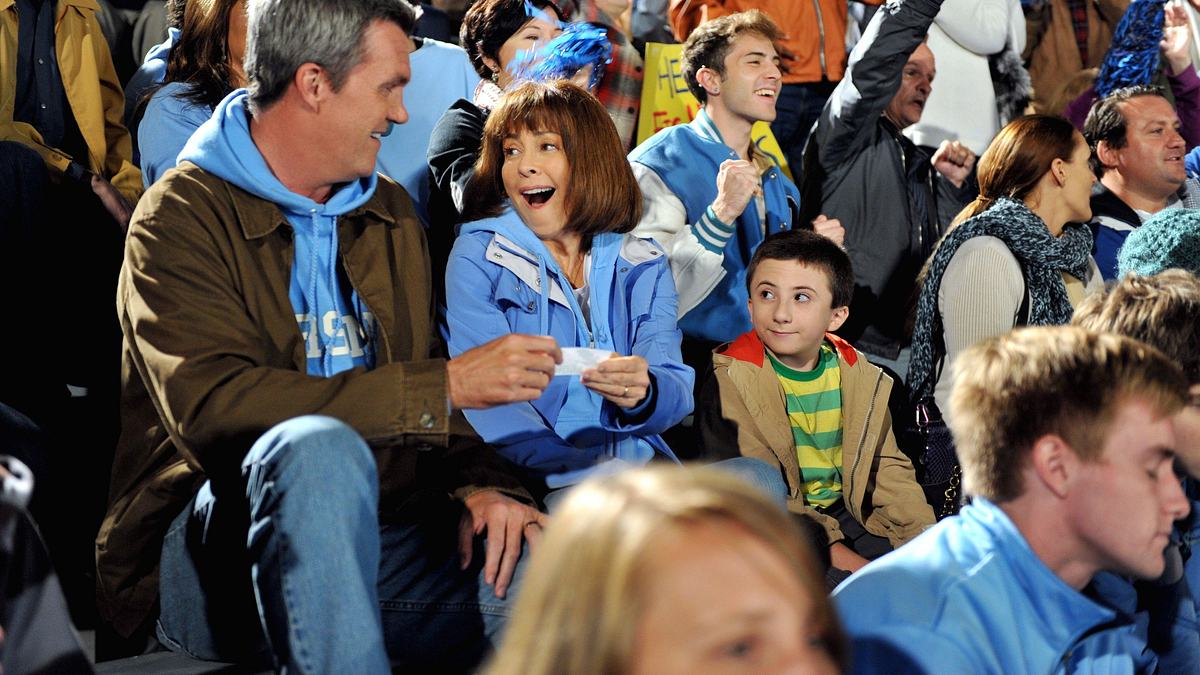 the middle