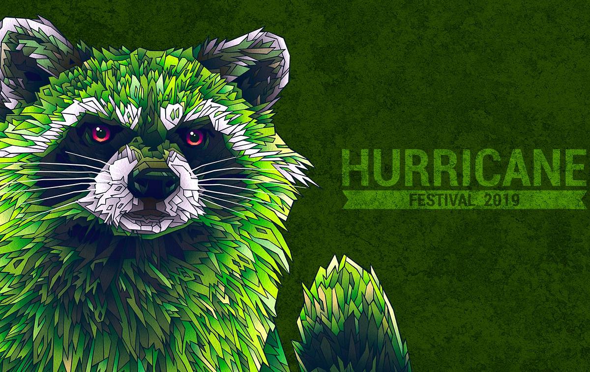 Hurricane 2019 Waschbär