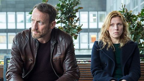 Tatort:Thorsten Falke (Wotan Wilke Möhring) und Julia Grosz (Franziska Weisz) - Foto: NDR/Sandra Hoever