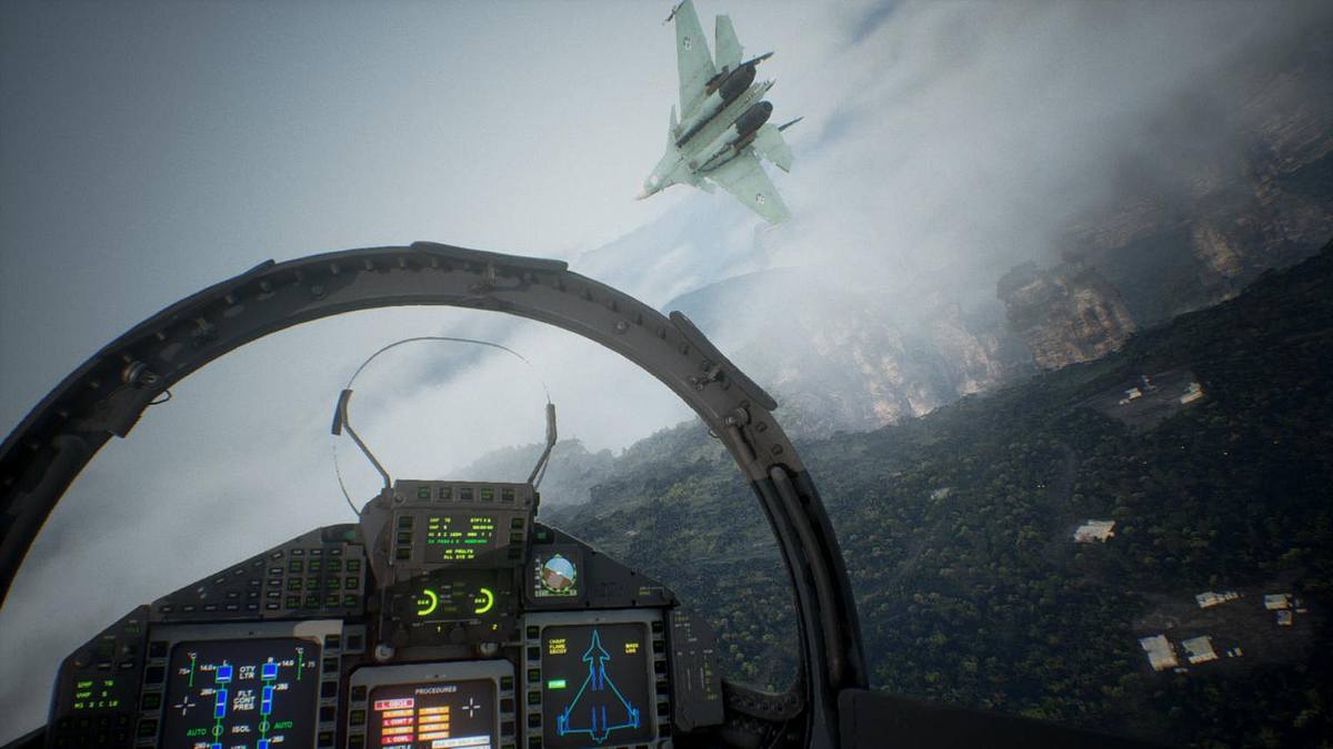 Ace Combat 7 Cockpit