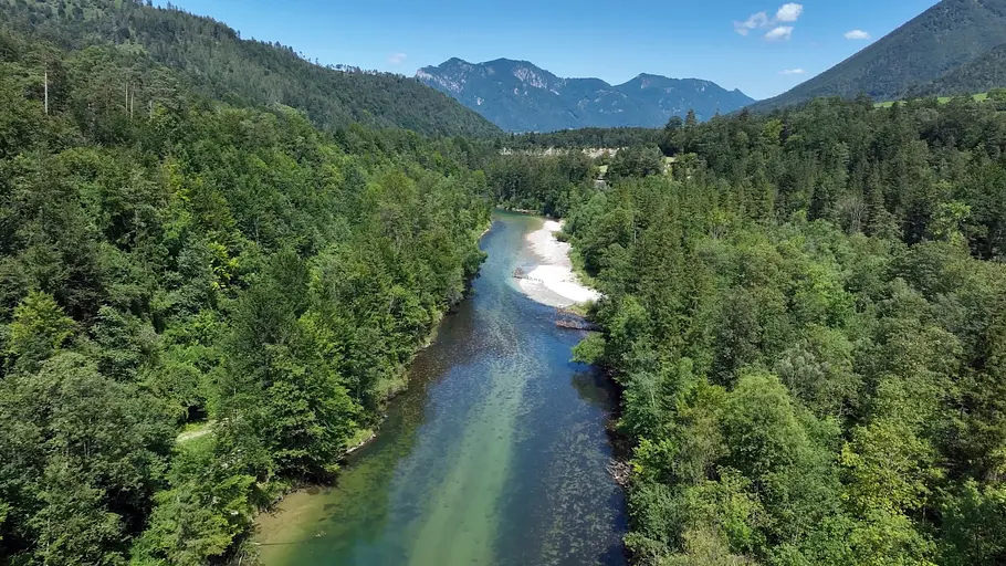 zwischen fels und fluss