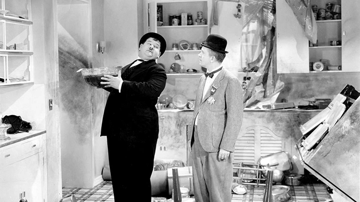 dick und doof - lange leitung