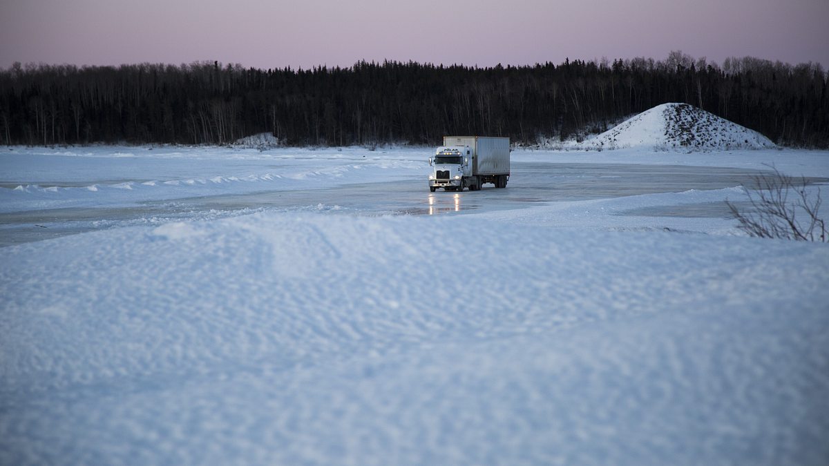 ice road truckers - gefahr auf dem eis