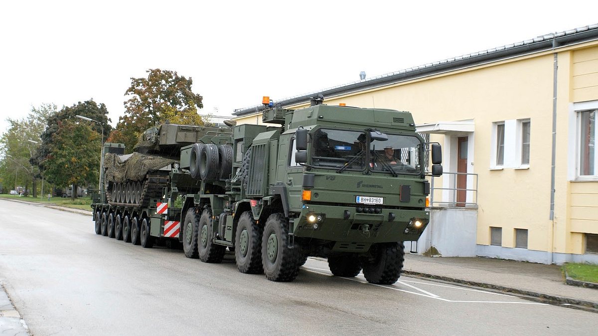 der bundeswehr-mammut - die xxl-zugmaschine