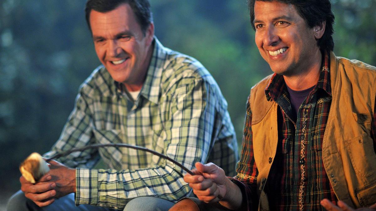the middle