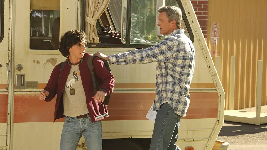 the middle