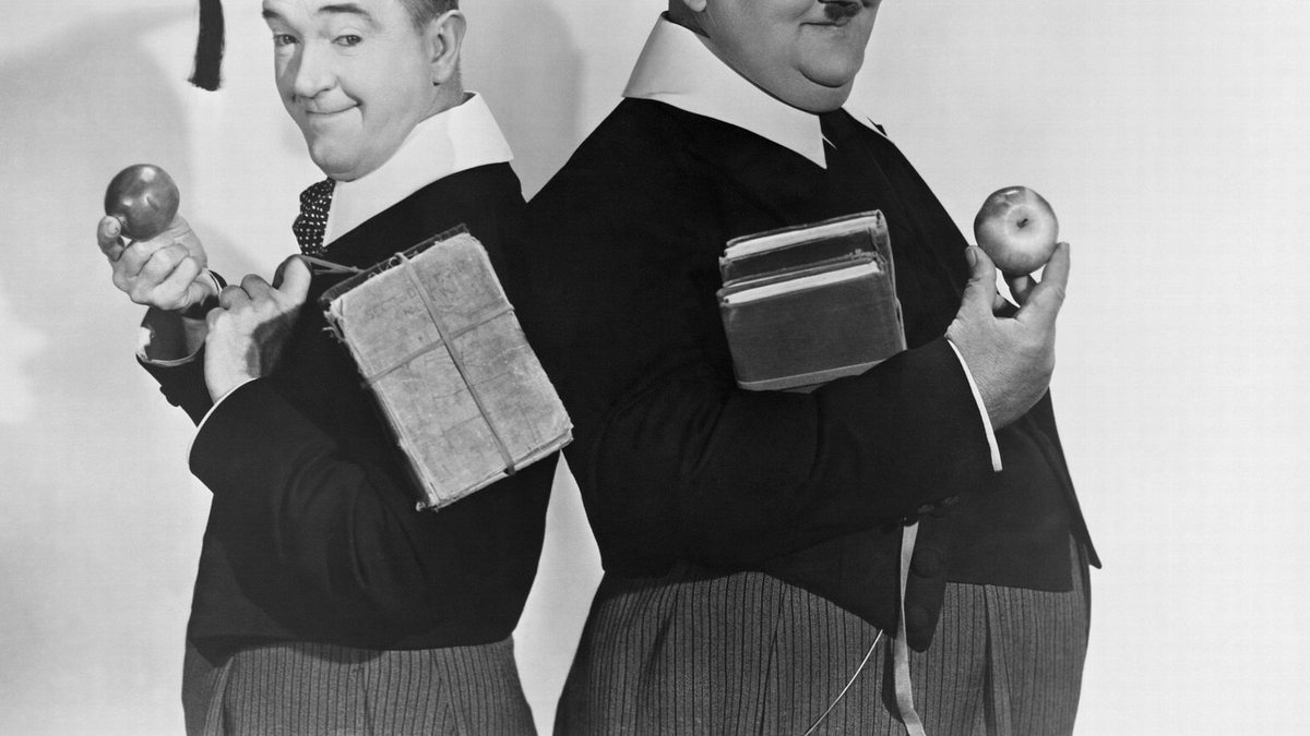 dick und doof in der schule