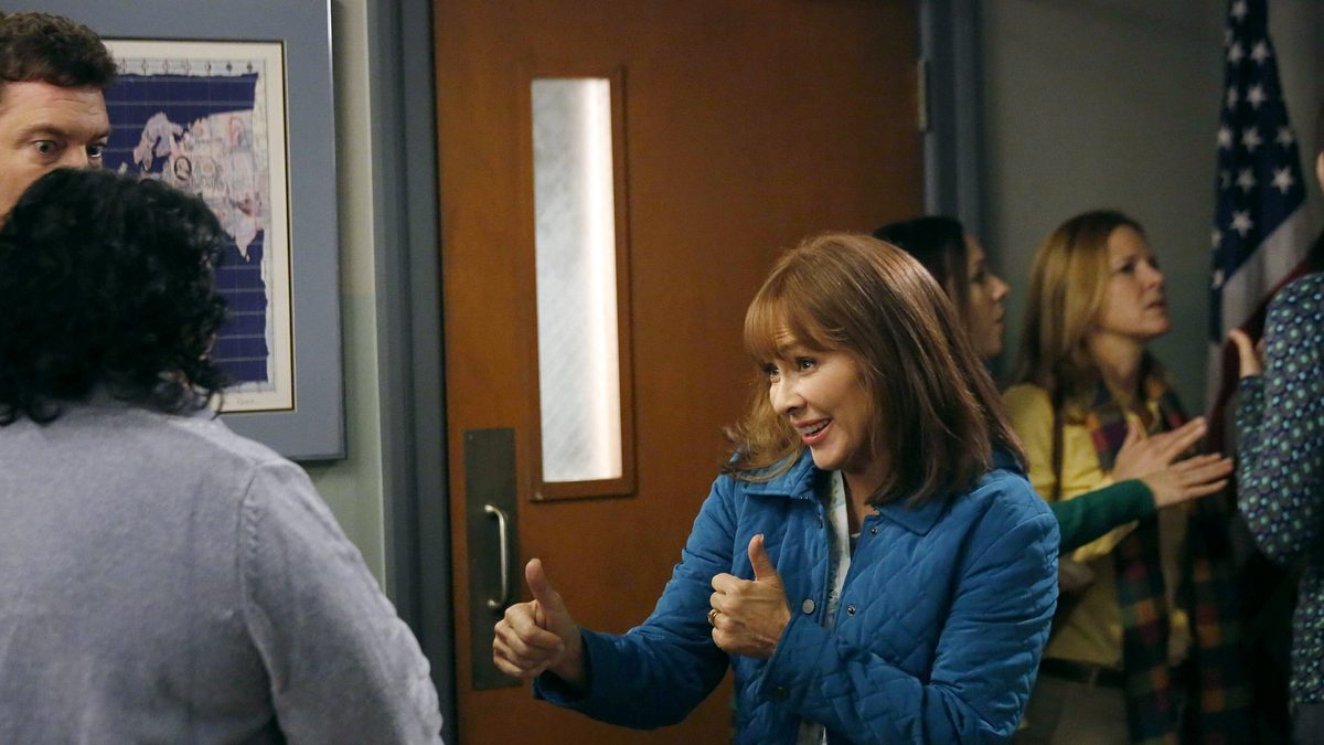 the middle