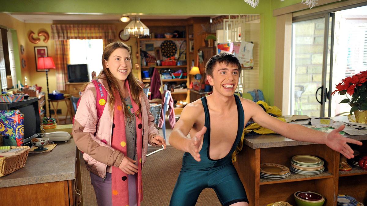 the middle