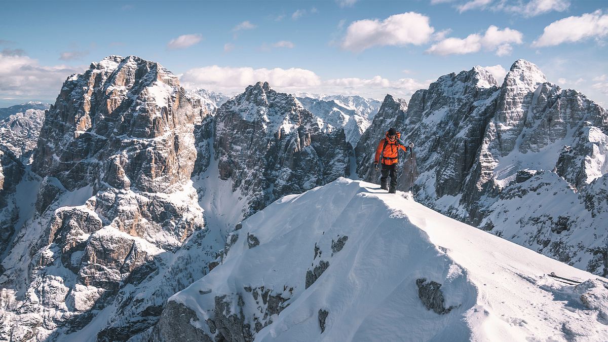 die julischen alpen - ein winterparadies mit meerblick