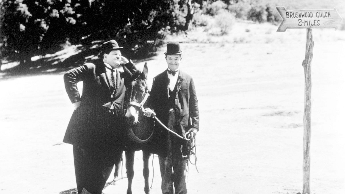 dick und doof im wilden westen