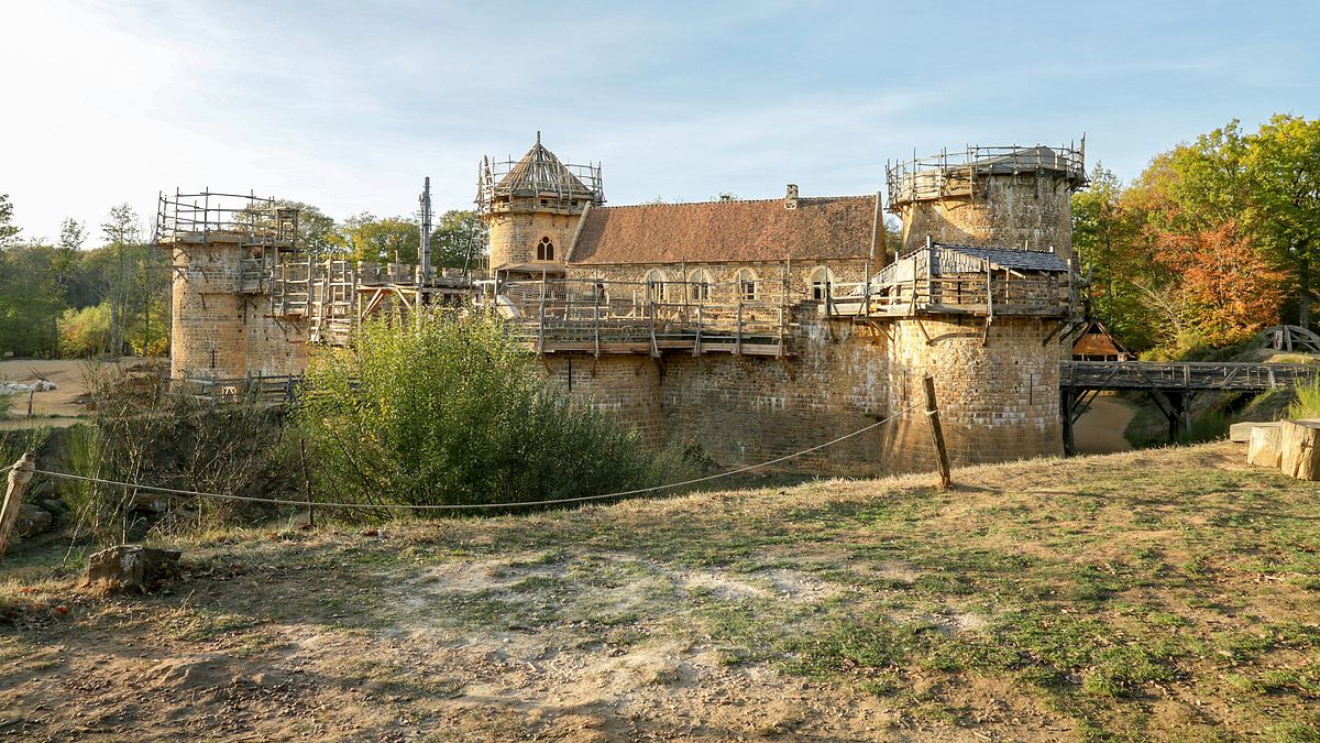 guédelon ii. die burg-baustelle