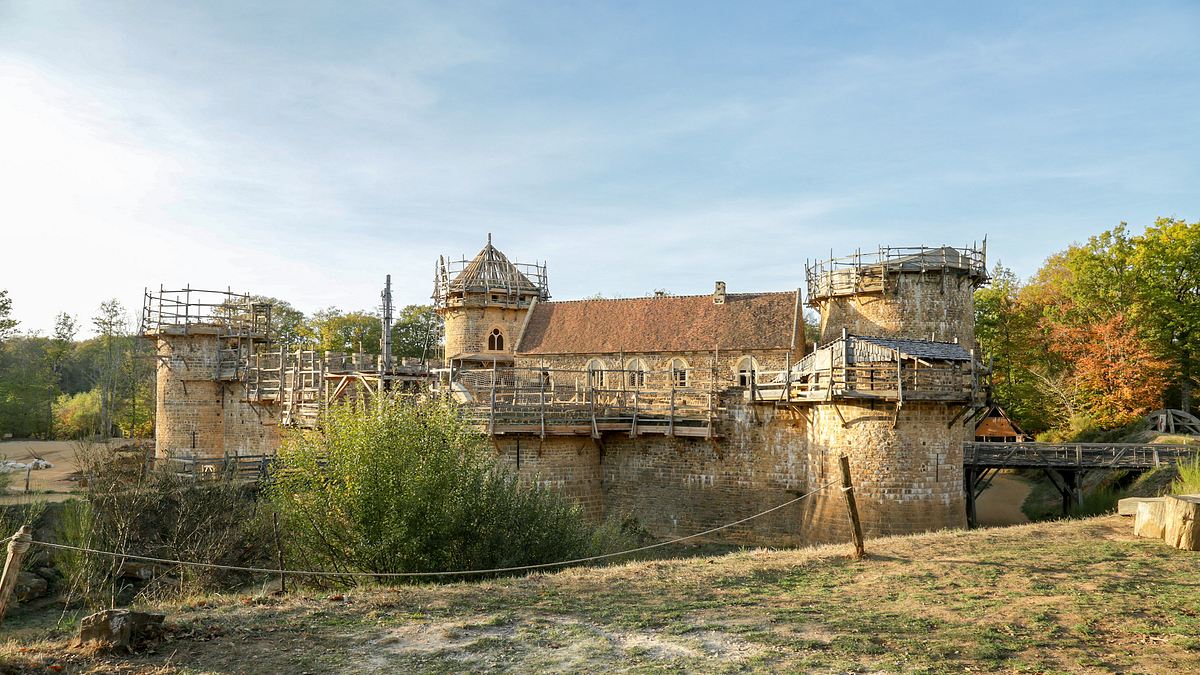 guédelon ii. die burg-baustelle