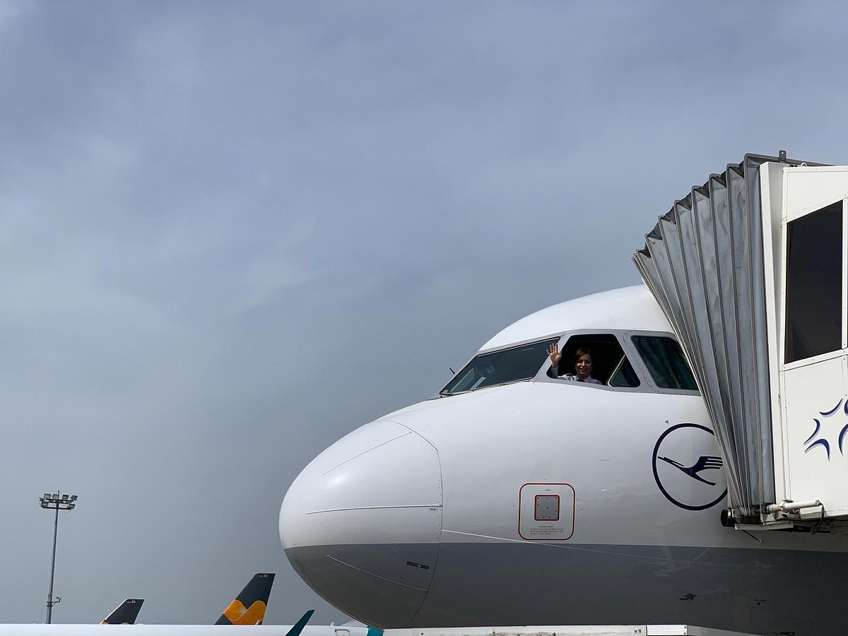 Premiere im Airbus A320 premiere im airbus a320