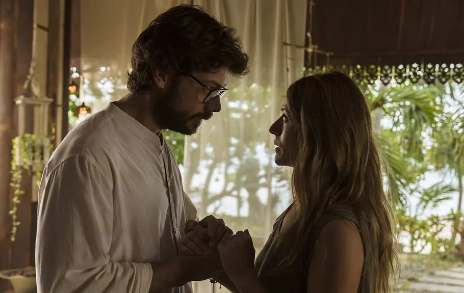 Haus des Geldes - Staffel 3: Der Professor (Alvaro Morte) und Raquel Murillo (IItziar Ituño)