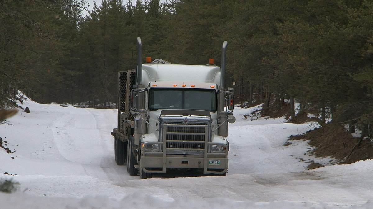 ice road truckers - gefahr auf dem eis