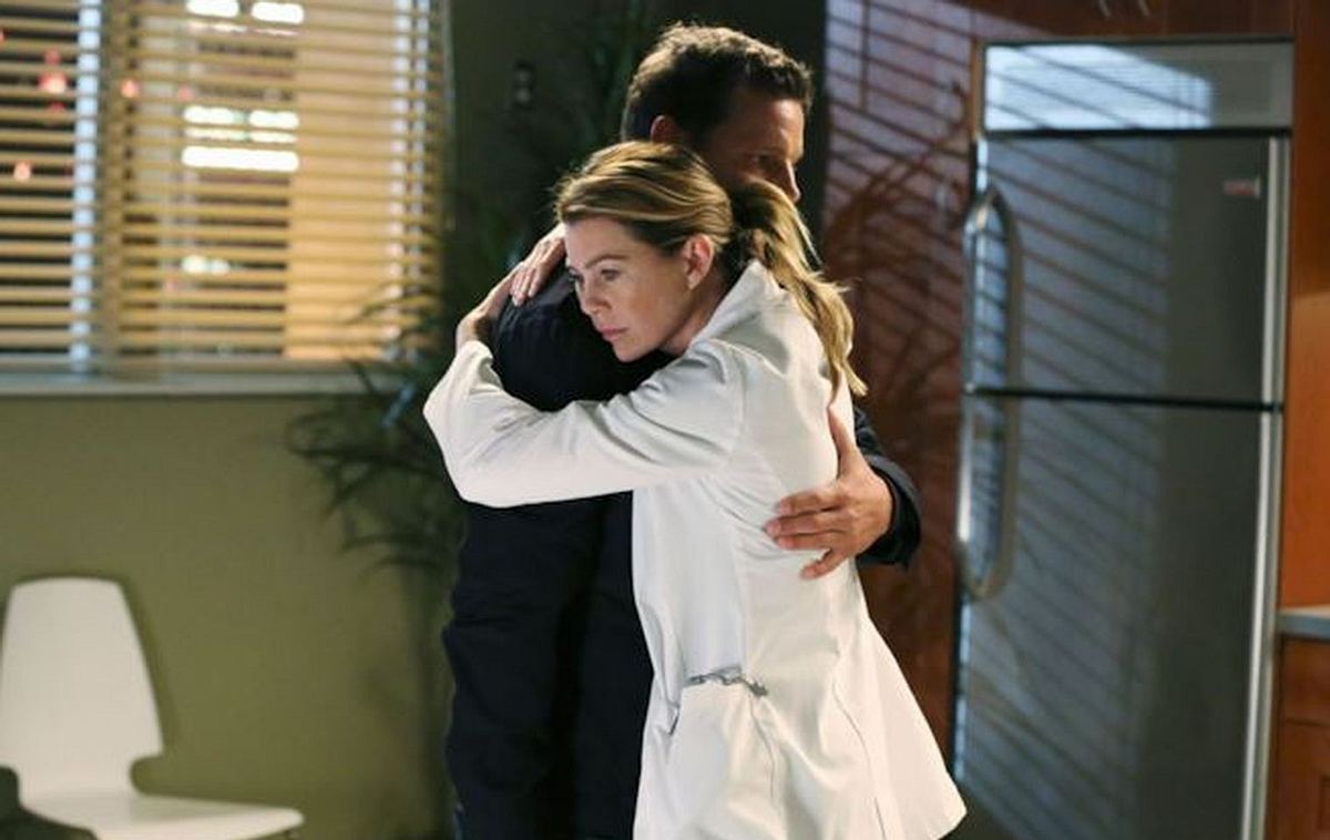 Alex Karev (Justin Chambers) und Ellen Pompeo alias Meredith Grey in Grey's Anatomy