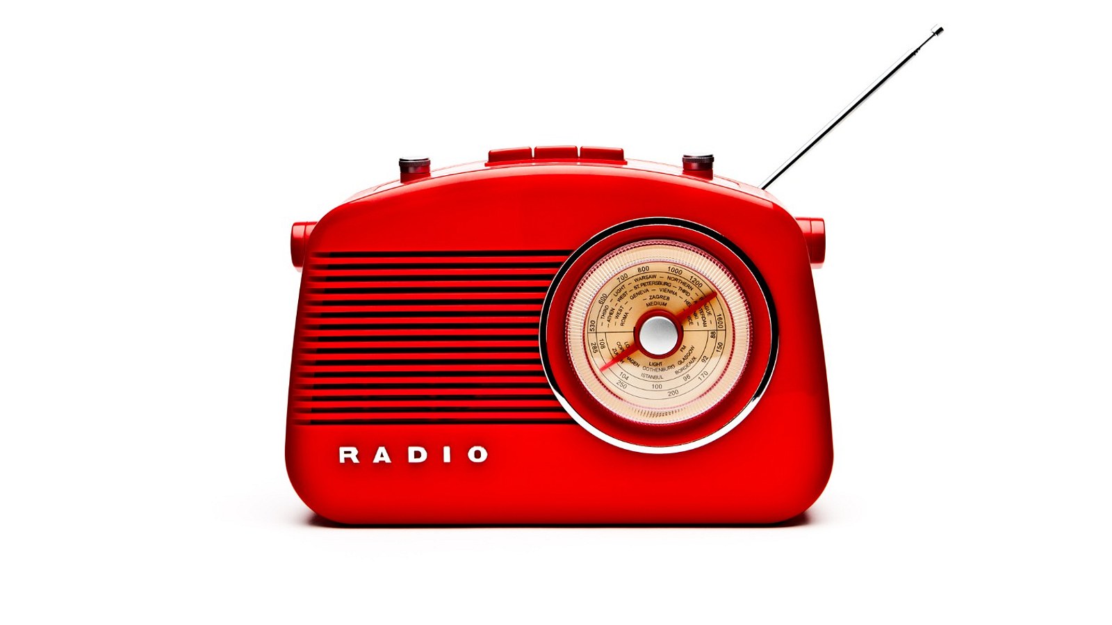 Taschentuchbox Im Retro-Radio-Design – Rot, Mit Breiter Öffnung, Für Küche, Bad & Wohnzimmer