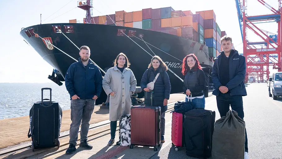 Seefahrt für Anfänger - Erste Fahrt auf dem Containerschiff seefahrt für anfänger - erste fahrt auf dem containerschiff
