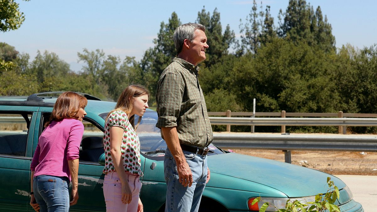the middle