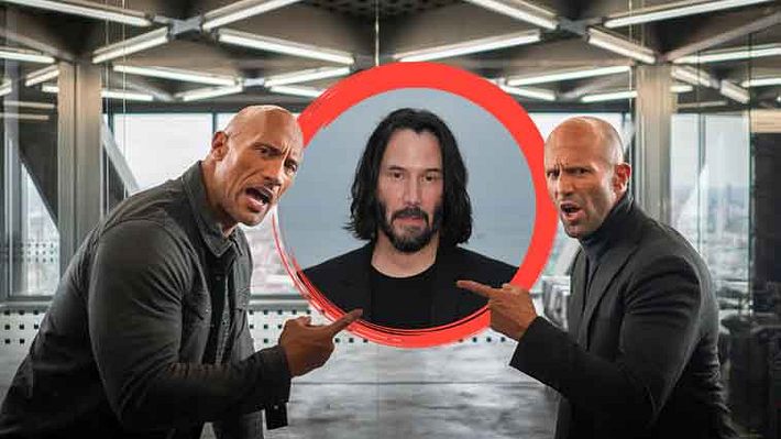 Wird Keanu Reeves der Bösewicht in Hobbs & Shaw 2 - Jason Statham Dwayne Johnson - Foto: Getty Images/Universal Pictures