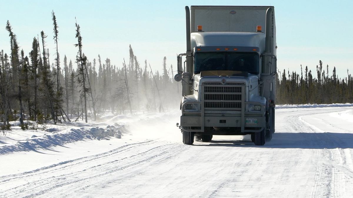 ice road truckers - gefahr auf dem eis