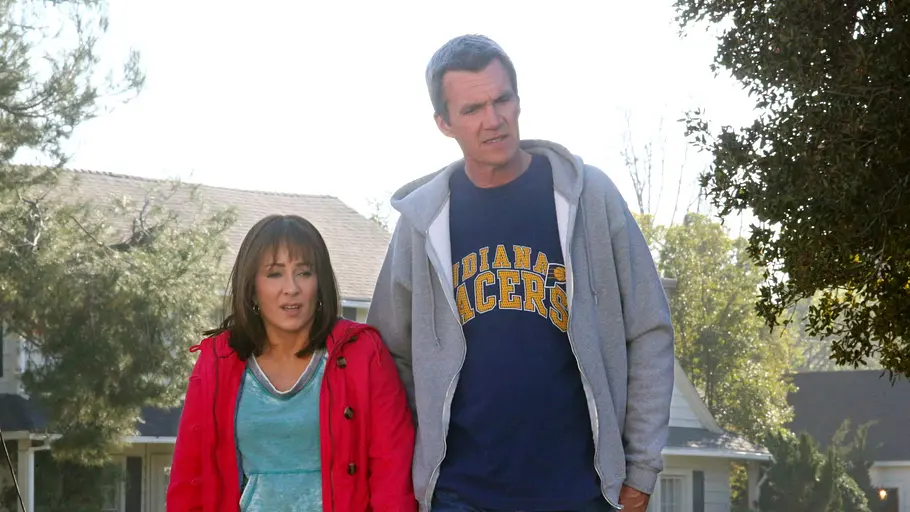 the middle