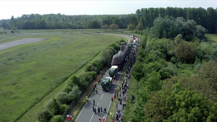 Schwertransport ins Museum - U17 auf letzter Fahrt