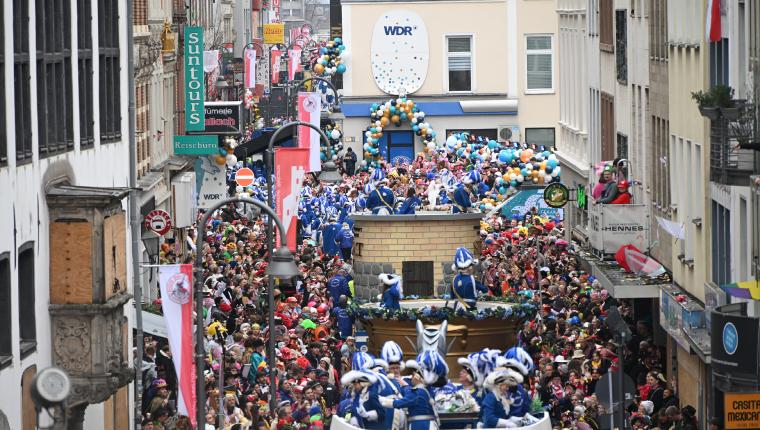 Rosenmontagszug aus Köln 2025