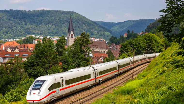 The ICE 4 - Flag of the German Railroad