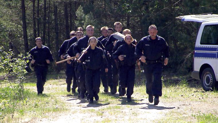 Polizei im Einsatz