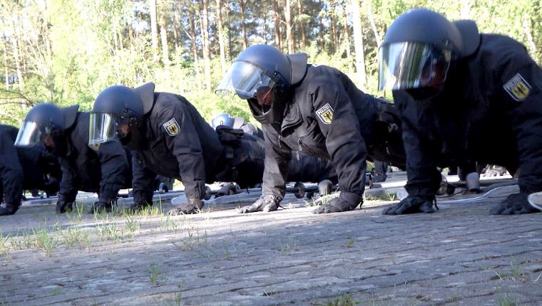 Polizei im Einsatz