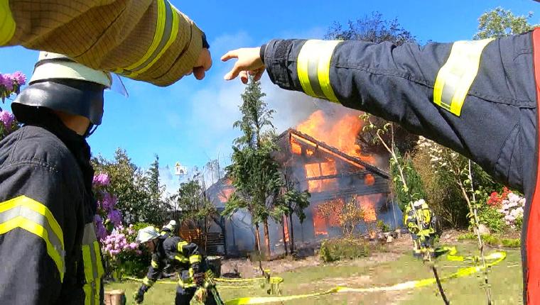 112: Feuerwehr im Einsatz