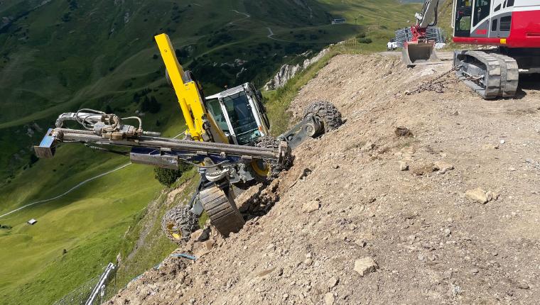 Baumaschine auf vier Beinen - Schreitbagger im Einsatz