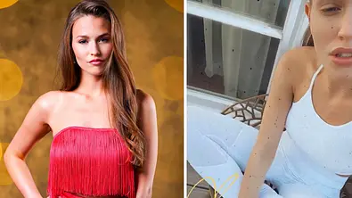 Laura Müller ungeschminkt - Foto: TVNOW / Stefan Gregorowius (links) / Laura Müller auf Instagram