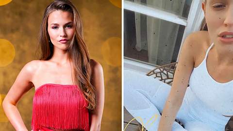 Laura Müller ungeschminkt - Foto: TVNOW / Stefan Gregorowius (links) / Laura Müller auf Instagram