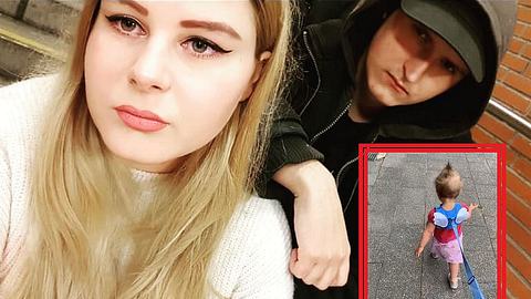 Mason und Calantha Wollny, die Cataleya jetzt an einer Leine herumführt - Foto: Instagram/calantha_wollny_