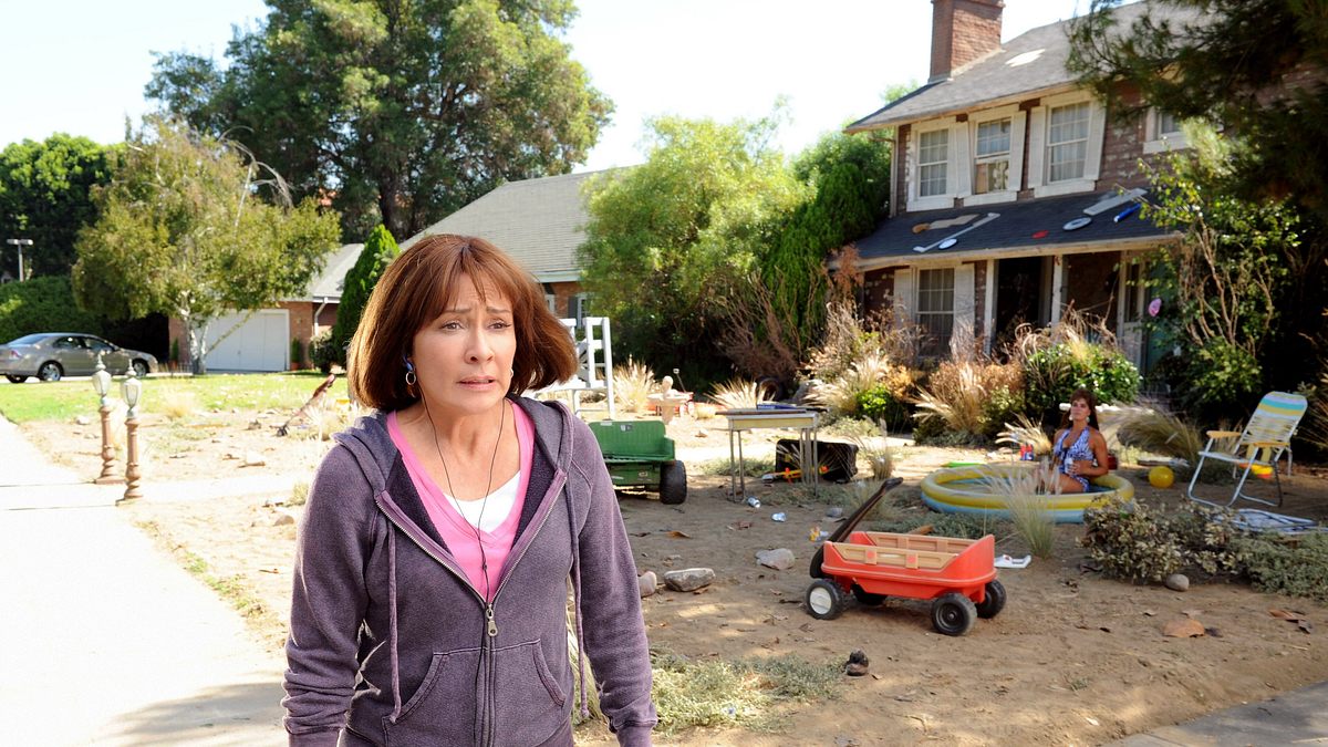 the middle