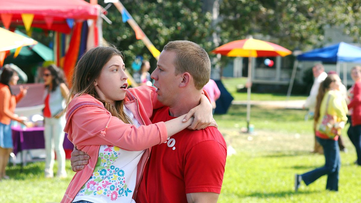 the middle