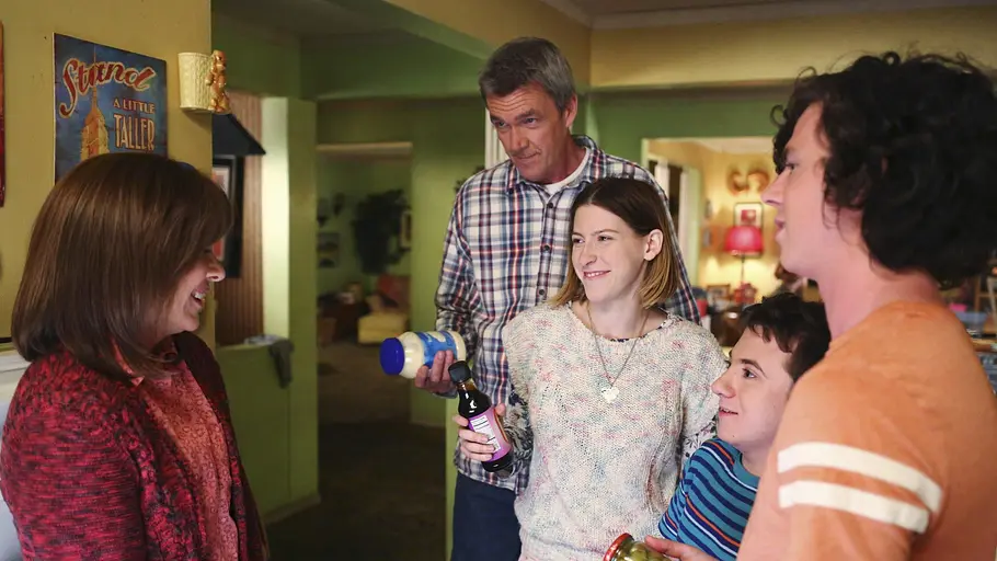 the middle