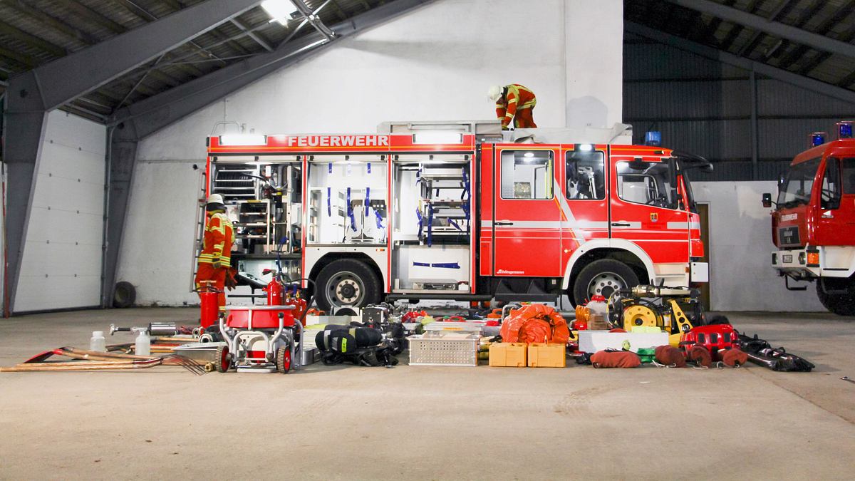112: feuerwehr im einsatz
